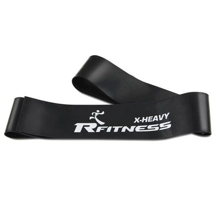 FURINNO Furinno RF1504-BK 84 in. Rfitness Professional Muscle Compression Floss Band; Black - Heavy RF1504-BK